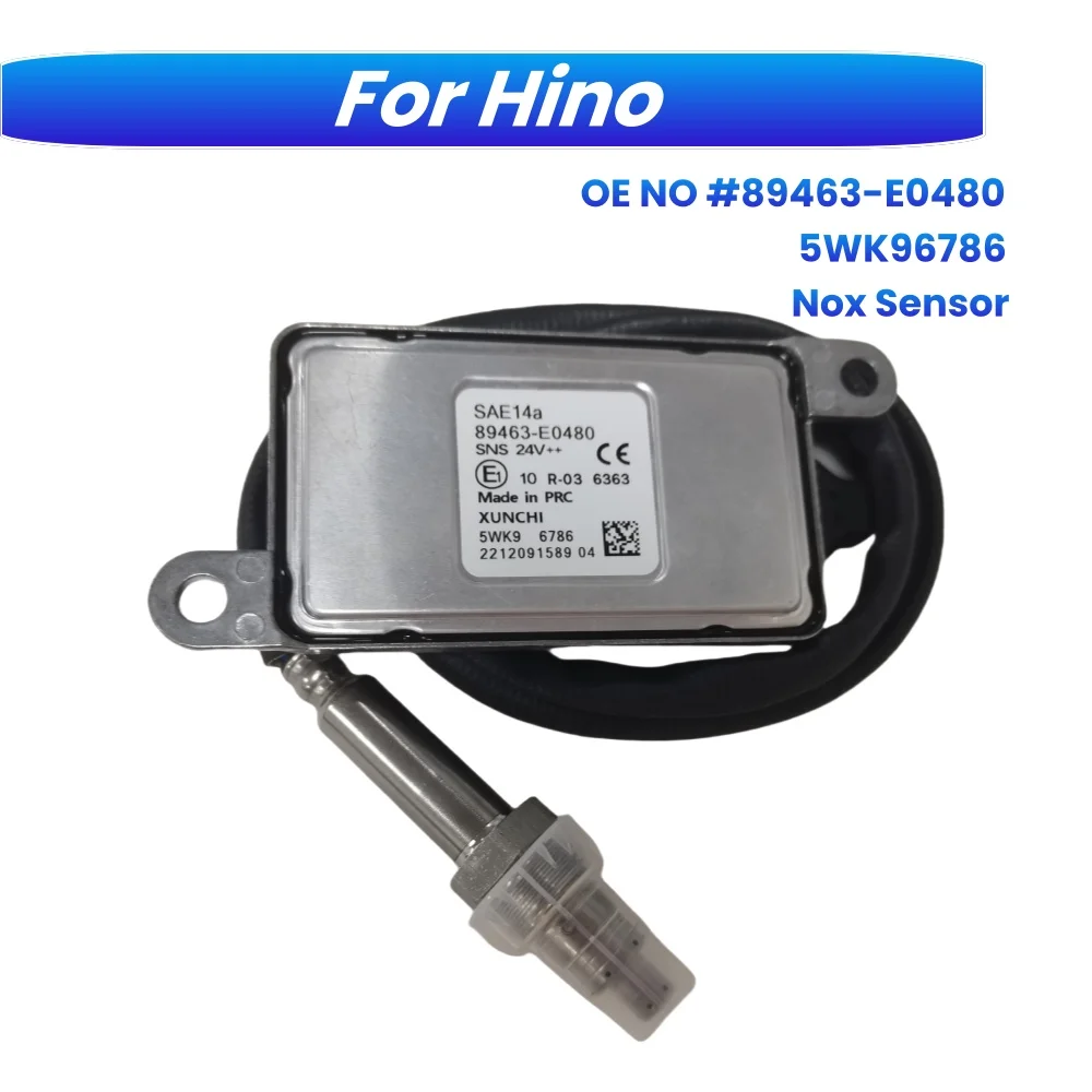 ​​5WK96786 89463-E0480 New NOX Sensor Nitrogen Oxygen Sensor 24V For Hino