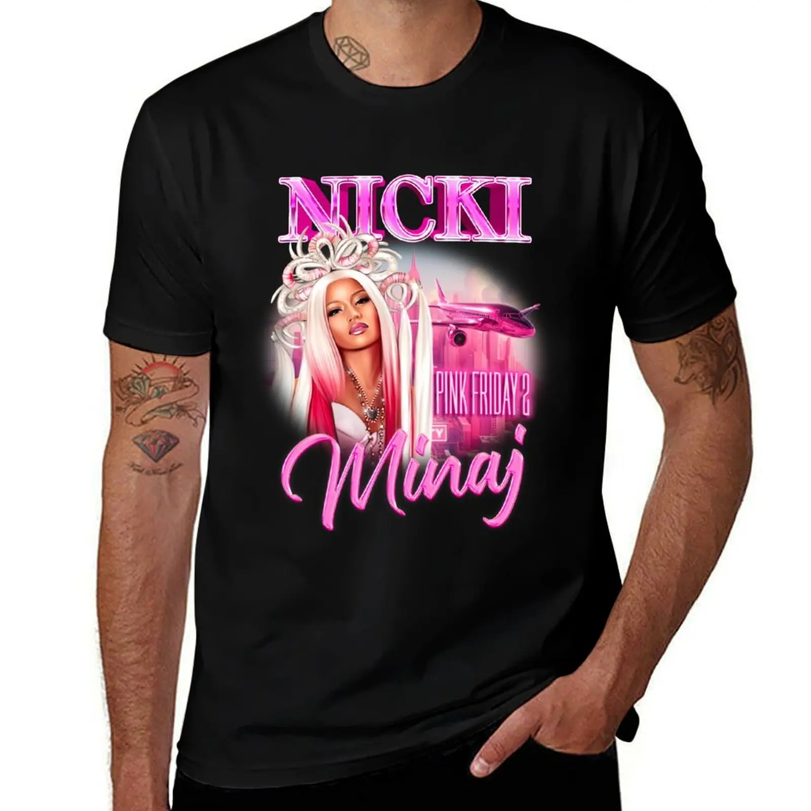 Футболка Nicki Minaj Queen of Rap in Gag City, классическая базовая повседневная футболка
