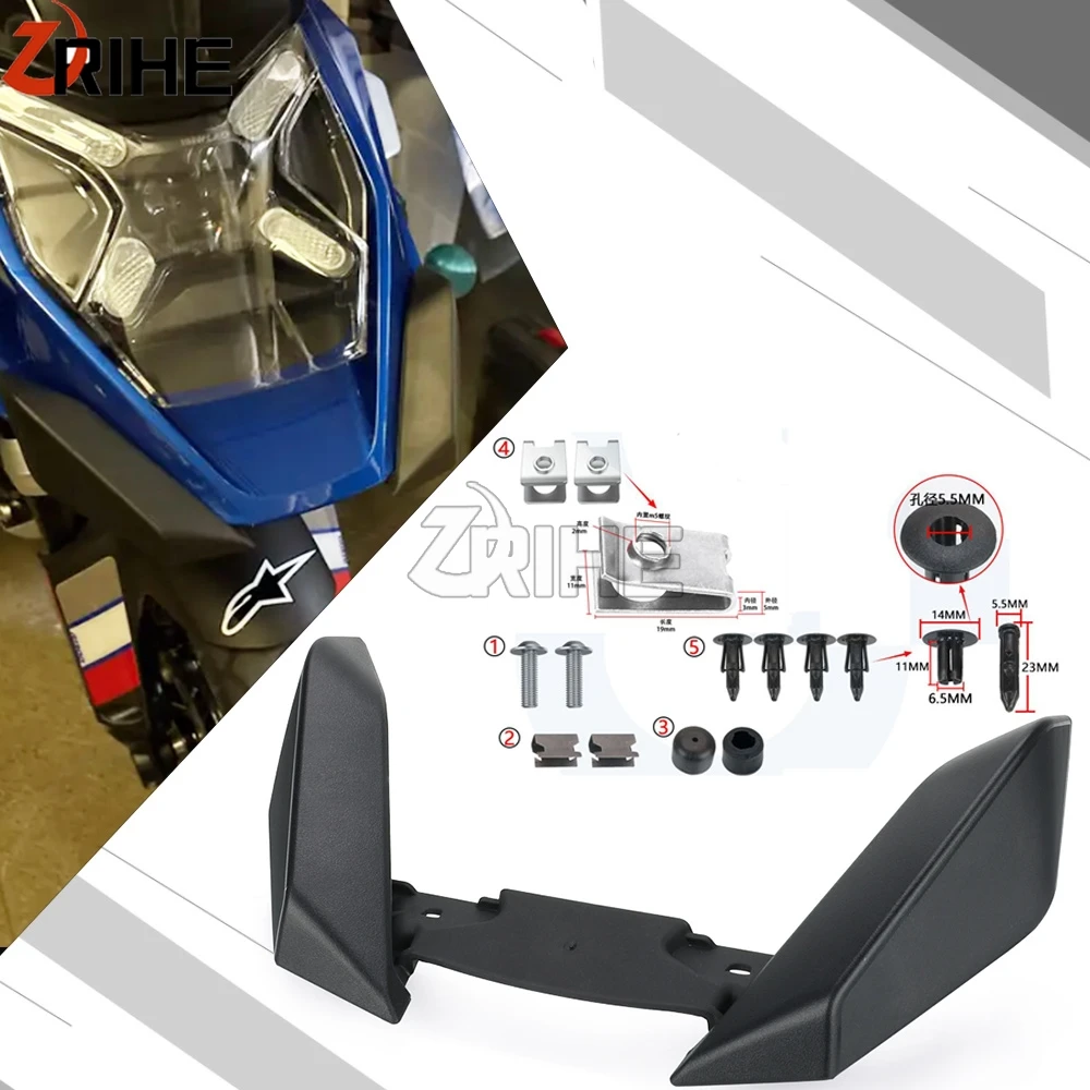 

New For BMW R1300GS R 1300GS ADV 1300 GS 2024 2025 Motorcycle Front Fender Beak Fairing Extension Wheel Extender Cover R1300gs