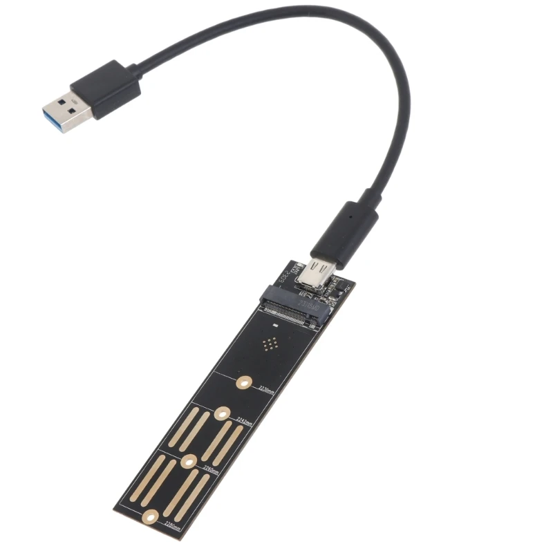 

10Gbps NGFF M.2 Hard to USB 3.1 Adapter SSD to USB Converter Support M.2 NVME 2230/2242/2260/2280 SSD