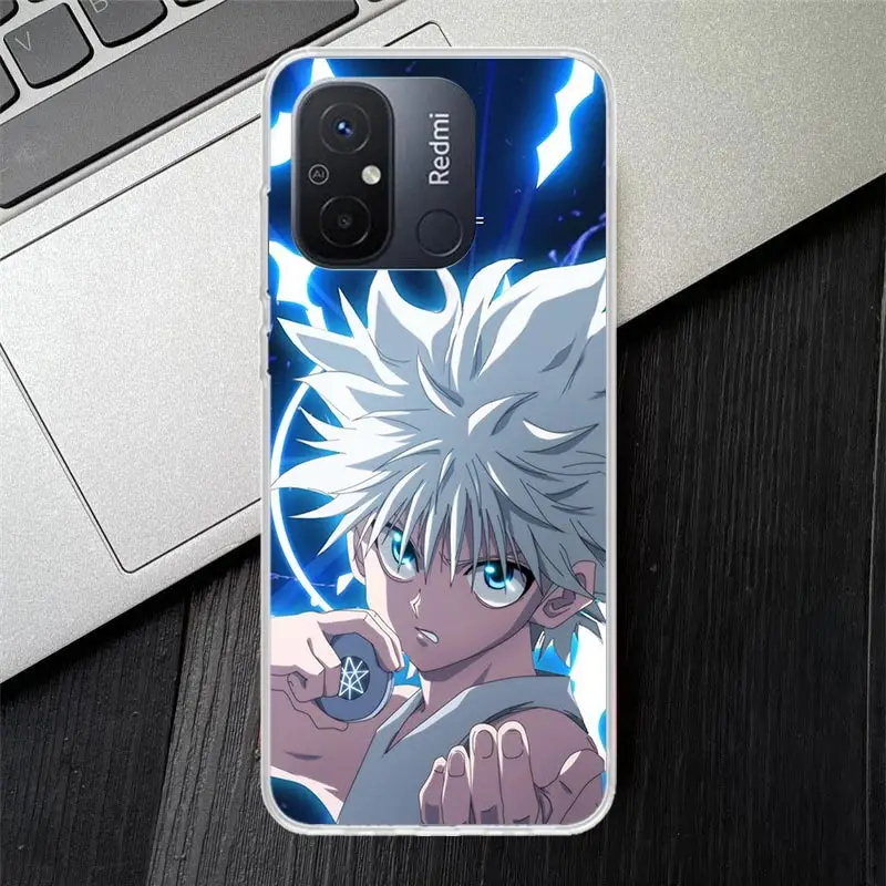 HXH Hunter Killua Soft Silicone Phone Case For Xiaomi Redmi 12 12C 9 9A 9C 9T 10 10A 10C 8 8A 7 7A 6A 6 Pro S2 K20 K40 Cover