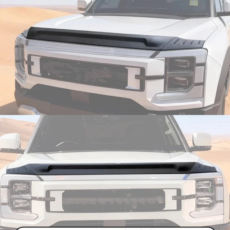 Body Kit BYD Shark convert Through lamp Front Bonnet Hood Stone Sand Block Deflector Protection matte black