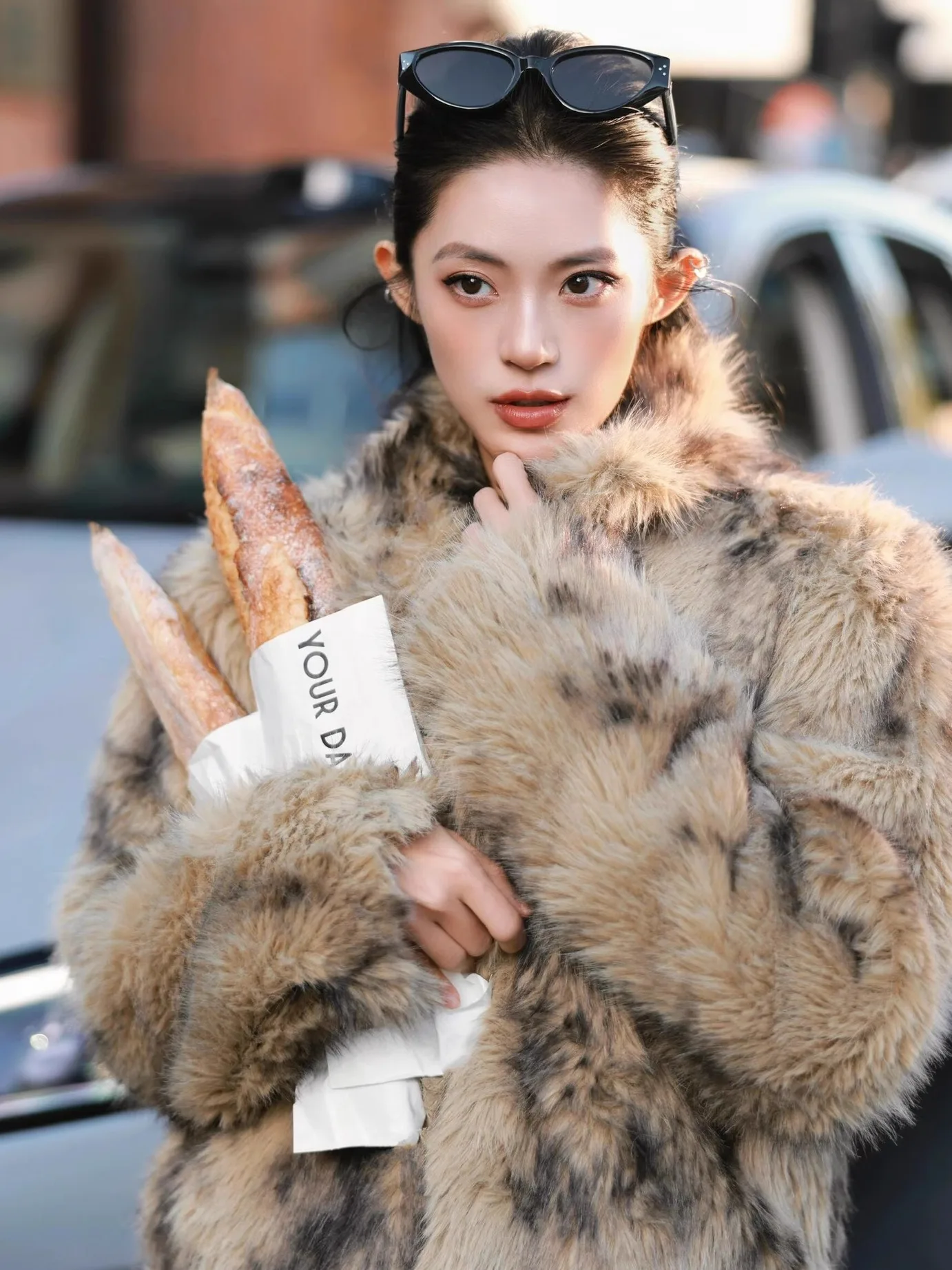 

Пальто из искусственного меха с животным принтом, осенне-зимнее, теплое, свободного кроя, молодежное, женское, для повседневной носки, модное