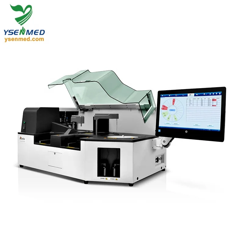 120 tests/h Rayto Lumiray 1600 Automatic Chemiluminescence Immunoassay Analyzer auto fluorescence immunoassay analyzer finecare