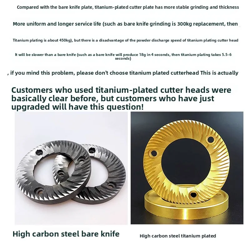 Per macinacaffè Anfim importato italiano 64/75mm testa di taglio regolare/rivestita in titanio