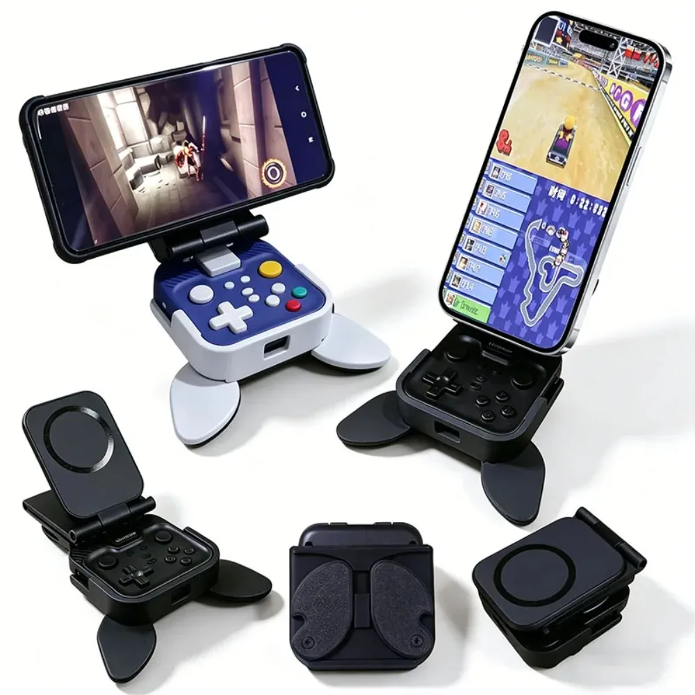 For ABXYLUTE M4 Magnetic Grip Protective Case Triple Fold Adjustable Angle Stand Horizontal Vertical Screen Cover Cloud Gaming