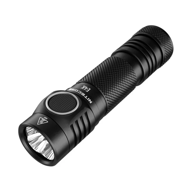 NITECORE E4K Rechargeable Compact EDC Flashlight CREE XP-12 V6 LED 4400Lumens With NL2150HPR Battery roch Light