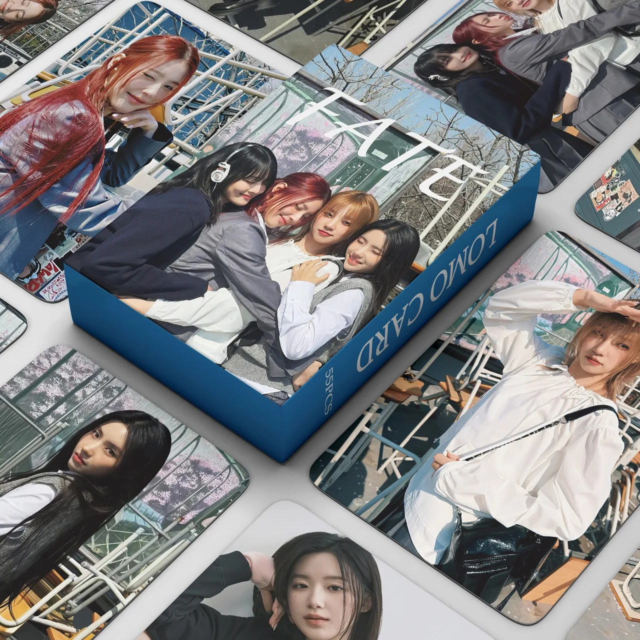 

Kpop (G)I-DLE Songs FATE Boxed Card 55pcs/Set High Quality HD Photo Double Sides Printing Korean Style LOMO Cards Fan Collection