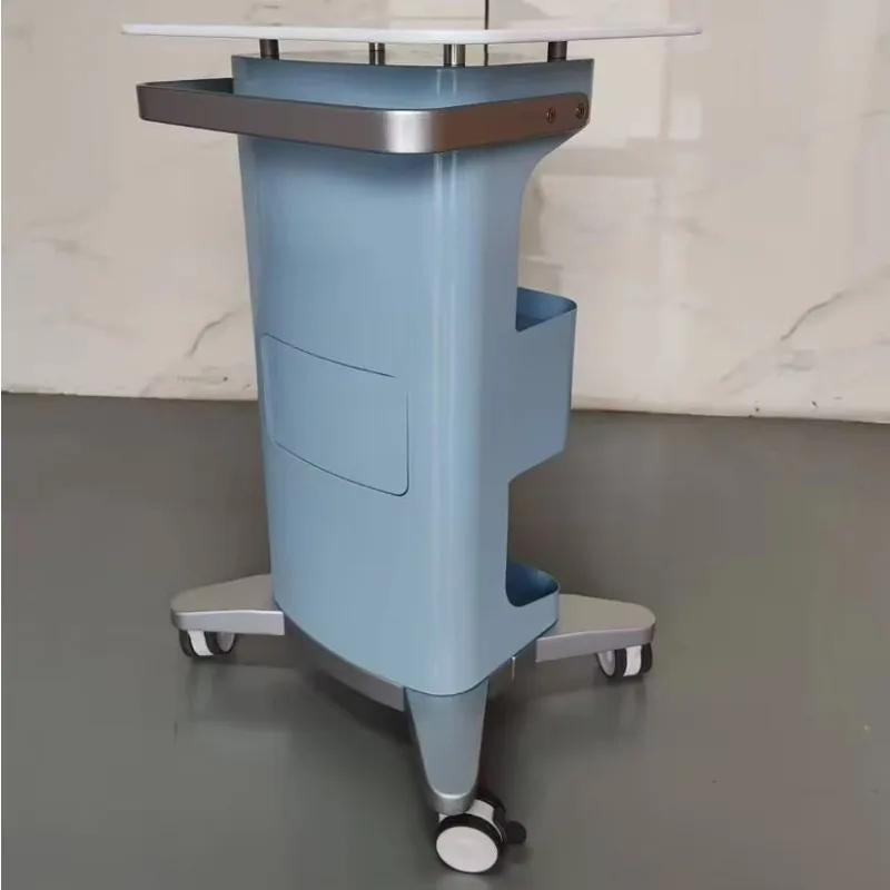 

White Black Beauty Salon Trolley Body Slimming Weight Loss Equipment Salon Trolley Trolley