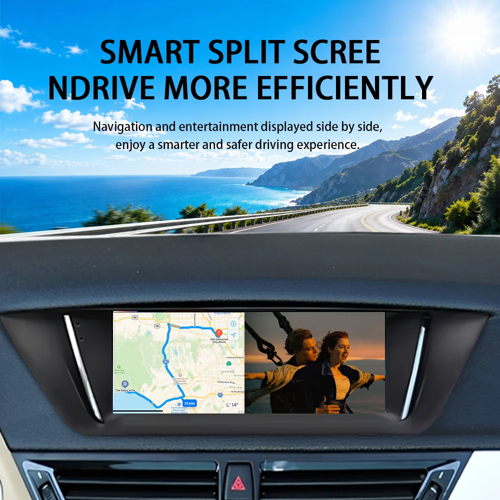 Qualcomm Snapdragon 6125 New 8.8inch Andorid Screen For BMW E84 X1 2009-2015 Car Video Players Wireless AUTO CarPlay GPS NAVI
