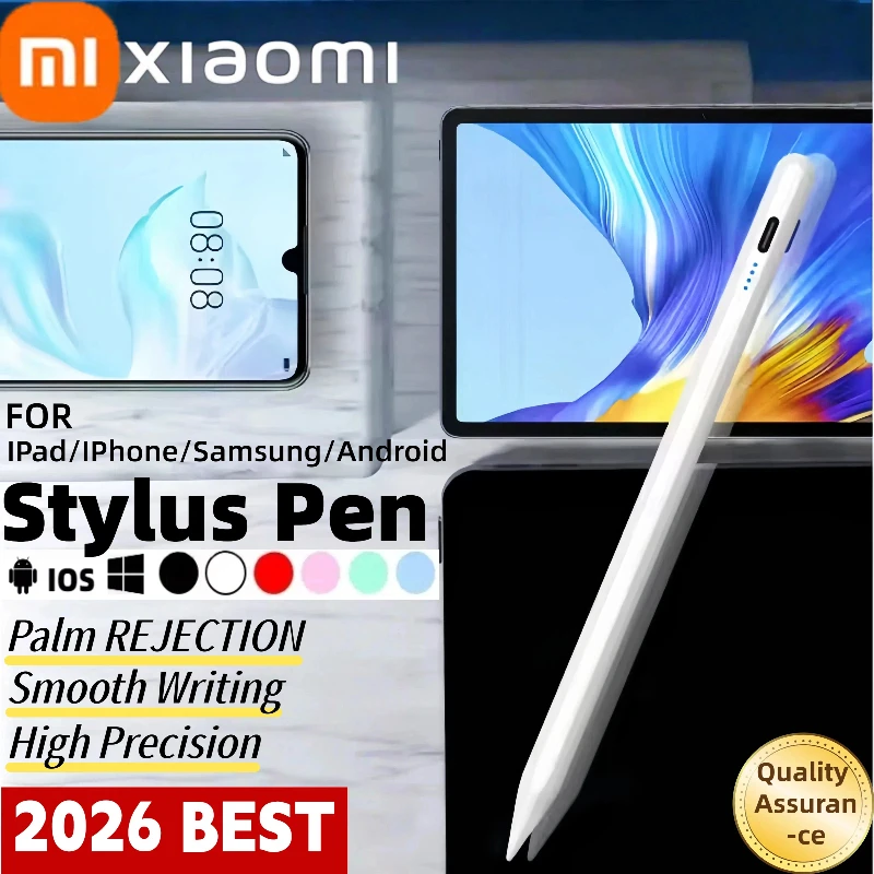 XIAOMI Universal Stylus Pen 1.5mm Fine Tip No Lag Palm Rechargeable Multicolor PEN Capacitive Stylus Painting Writing pencil NEW - Image 2