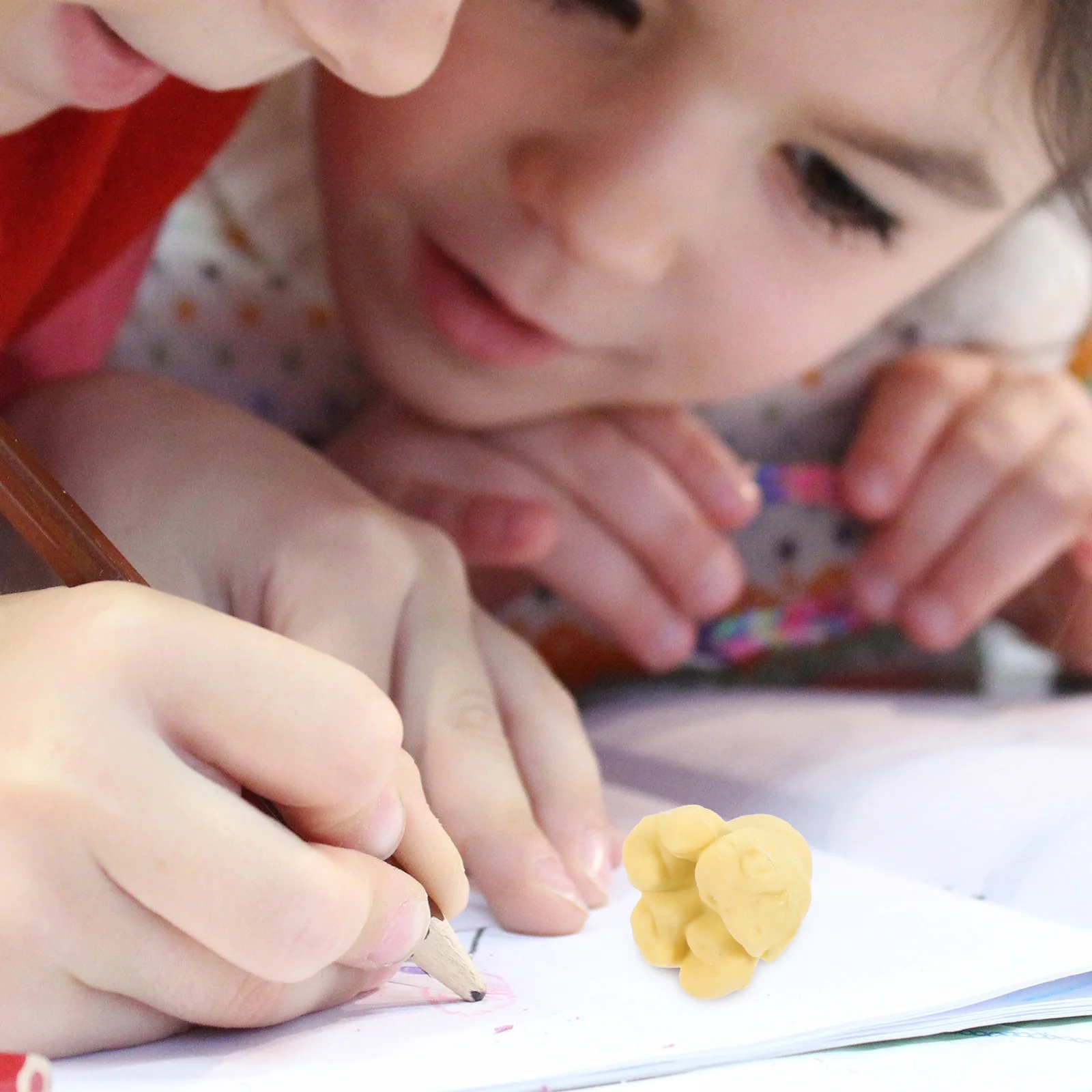 Creative Eraser Popcorn Shaped Kids Stationery Cartoon Rubber School Classroom Rewards Party Favors Learning Supplies