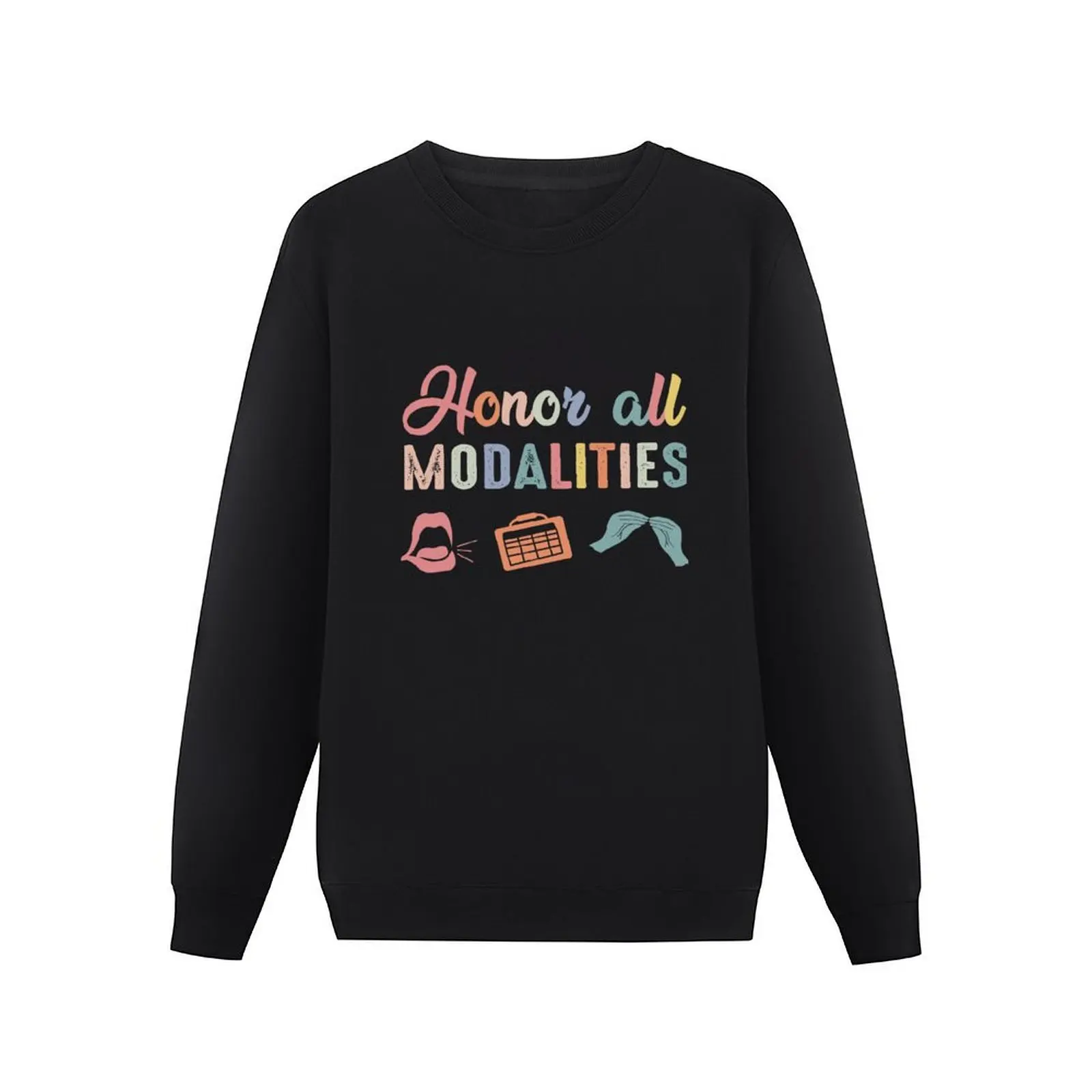 Honor All Modalities SLP Pullover Hoodie streetwear men aesthetic sweatshirts