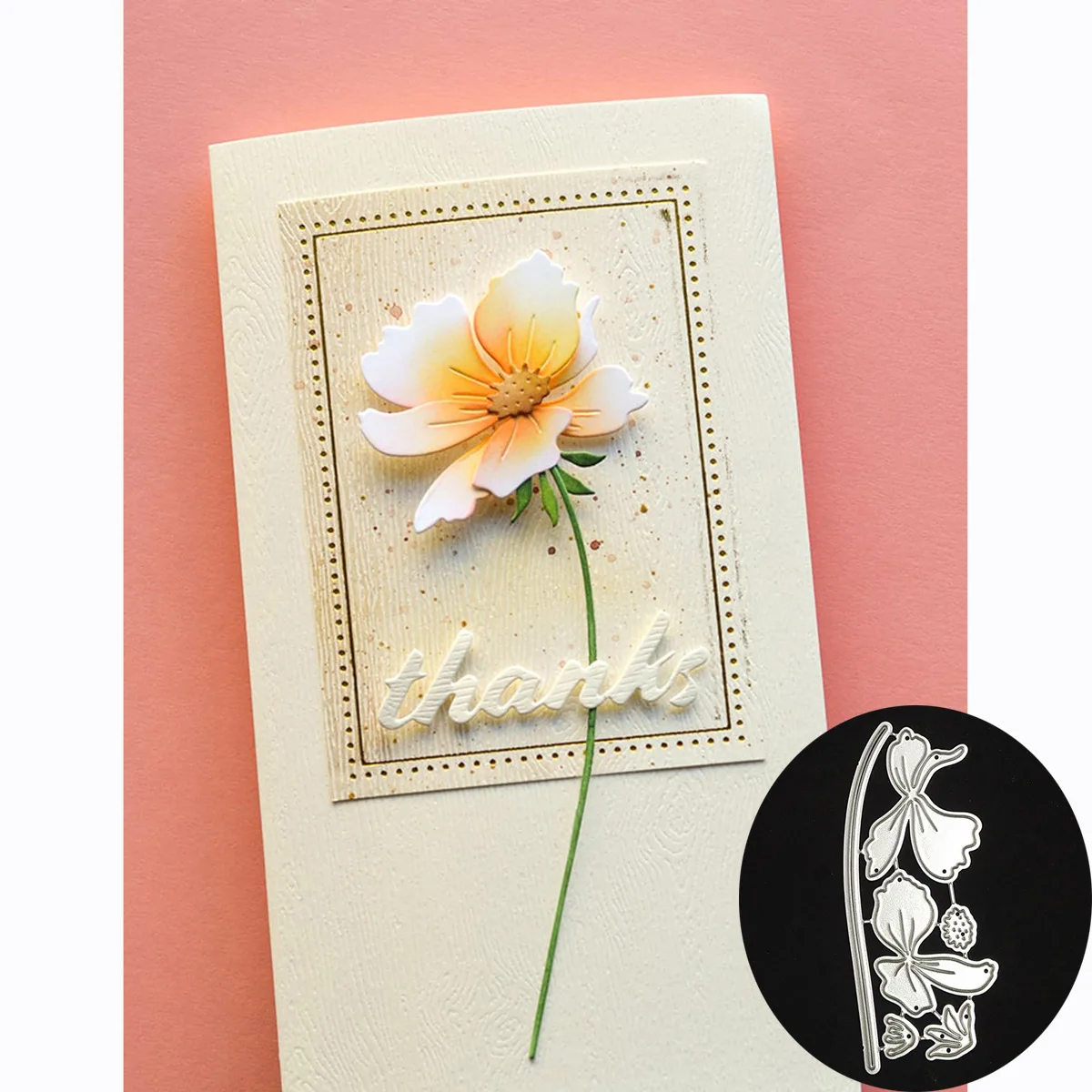 New Outdoor Small Flower Metal Cutting Mold Handicraft DIY Cutting Relief Album and Card