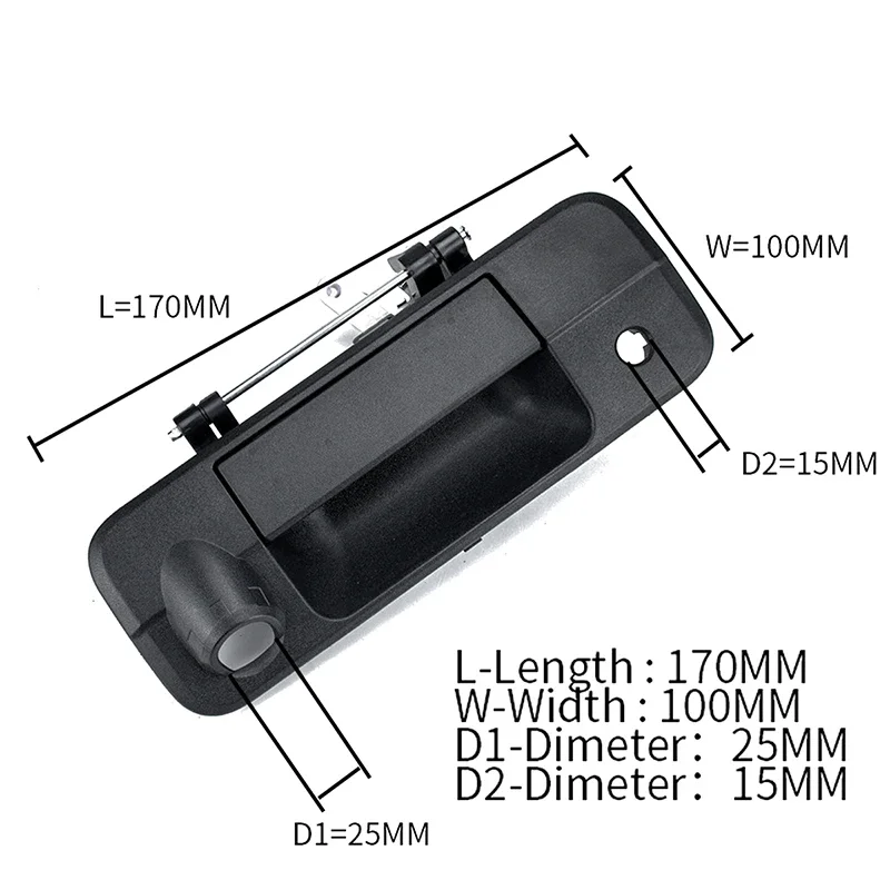 

Car Trunk Door Handle Keyhole Camera Parts Rear Outside Tailgate Handle for Toyota Tundra 2007-2013 Auto Exterior Accessories