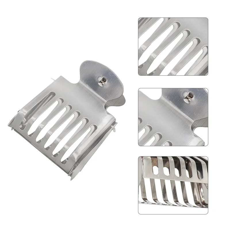 1 Pcs Bee Queen Catcher Clip Stainless Steel /Plastic Cage Beekeeper Equip Isolation Room Beekeeper Apiculture Tool