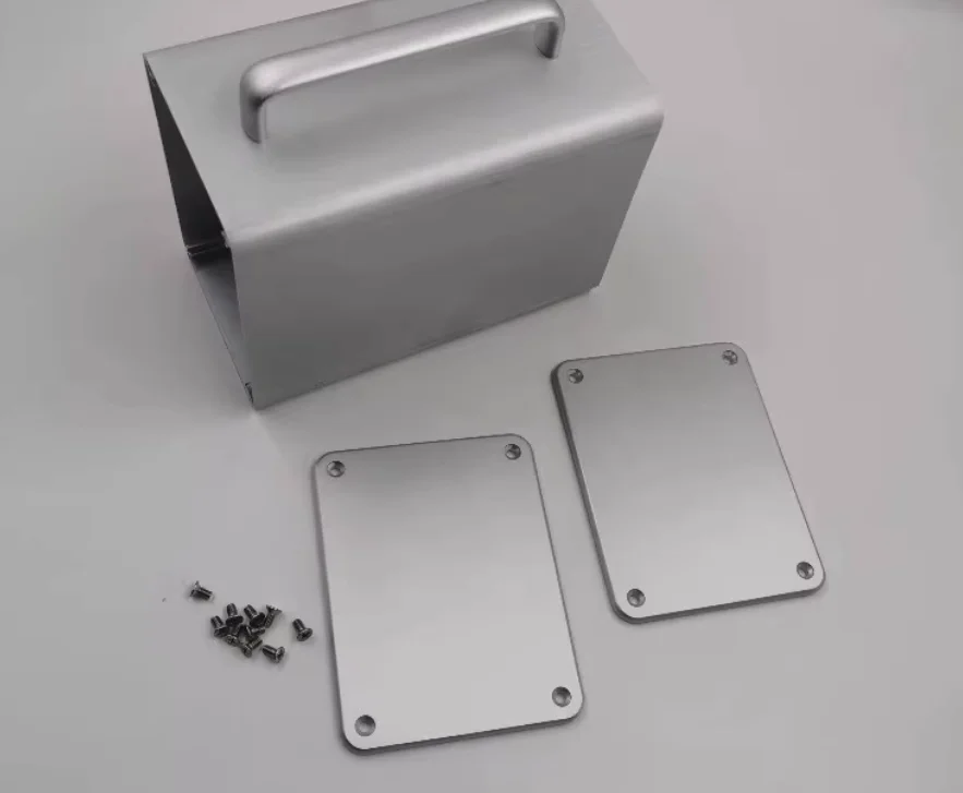 130 Preamp Amplifier All-aluminum  Power Amplifier Case  Aluminum Chassis Shell DIY Box (100*130*190mm)