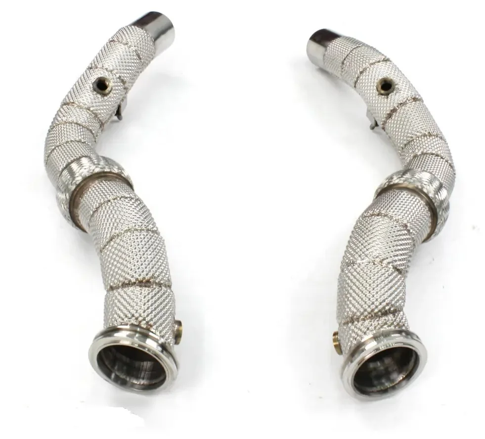 

Hot Sale 304 Stainless Steel Exhaust Downpipe For Maserati Ghibli 3.0T 2014-2017 Exhaust Pipe