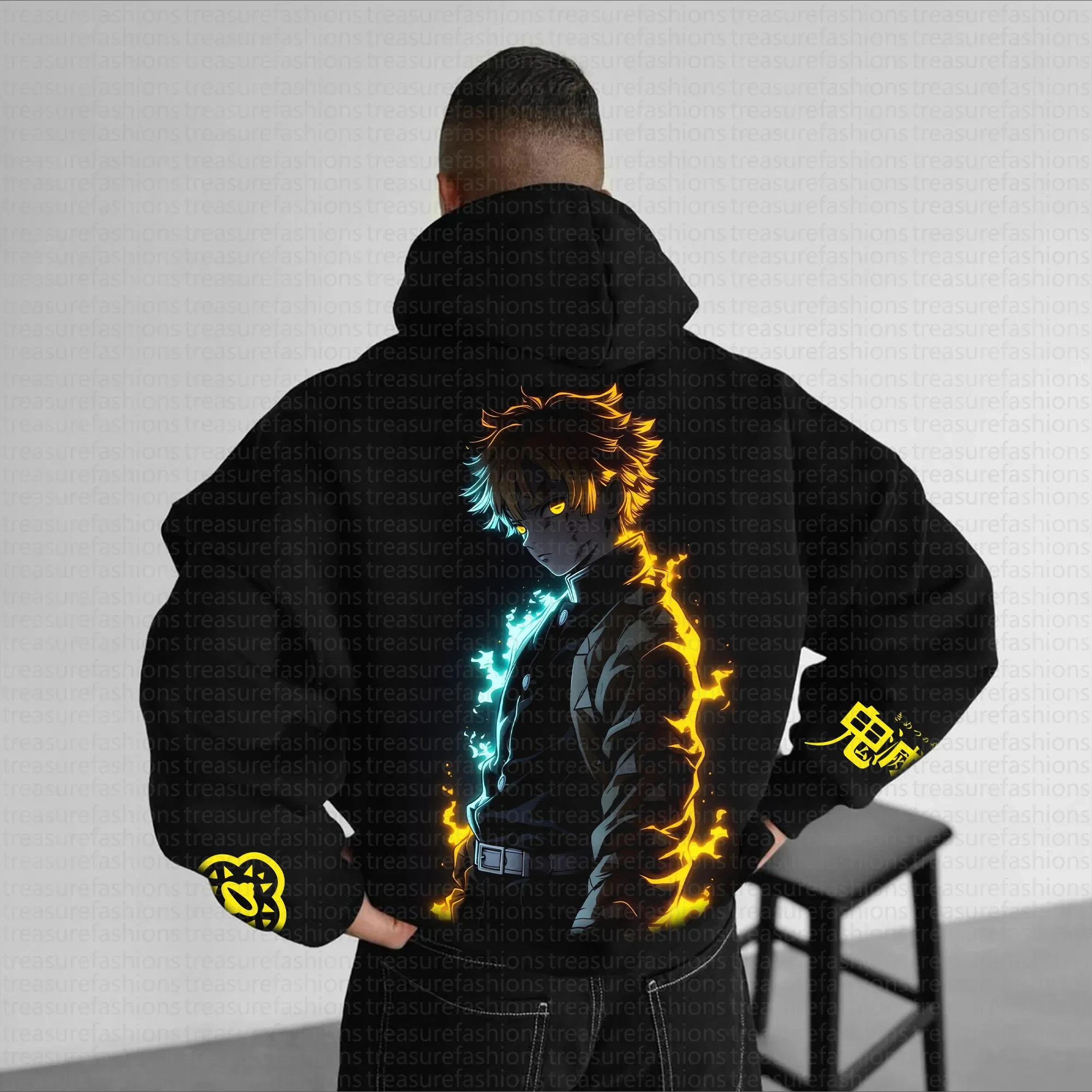 

Demon Slayer осень и зима японская горячая кровь анимация классическая толстовка с капюшоном для мужчин и женщин повседневная и удобная