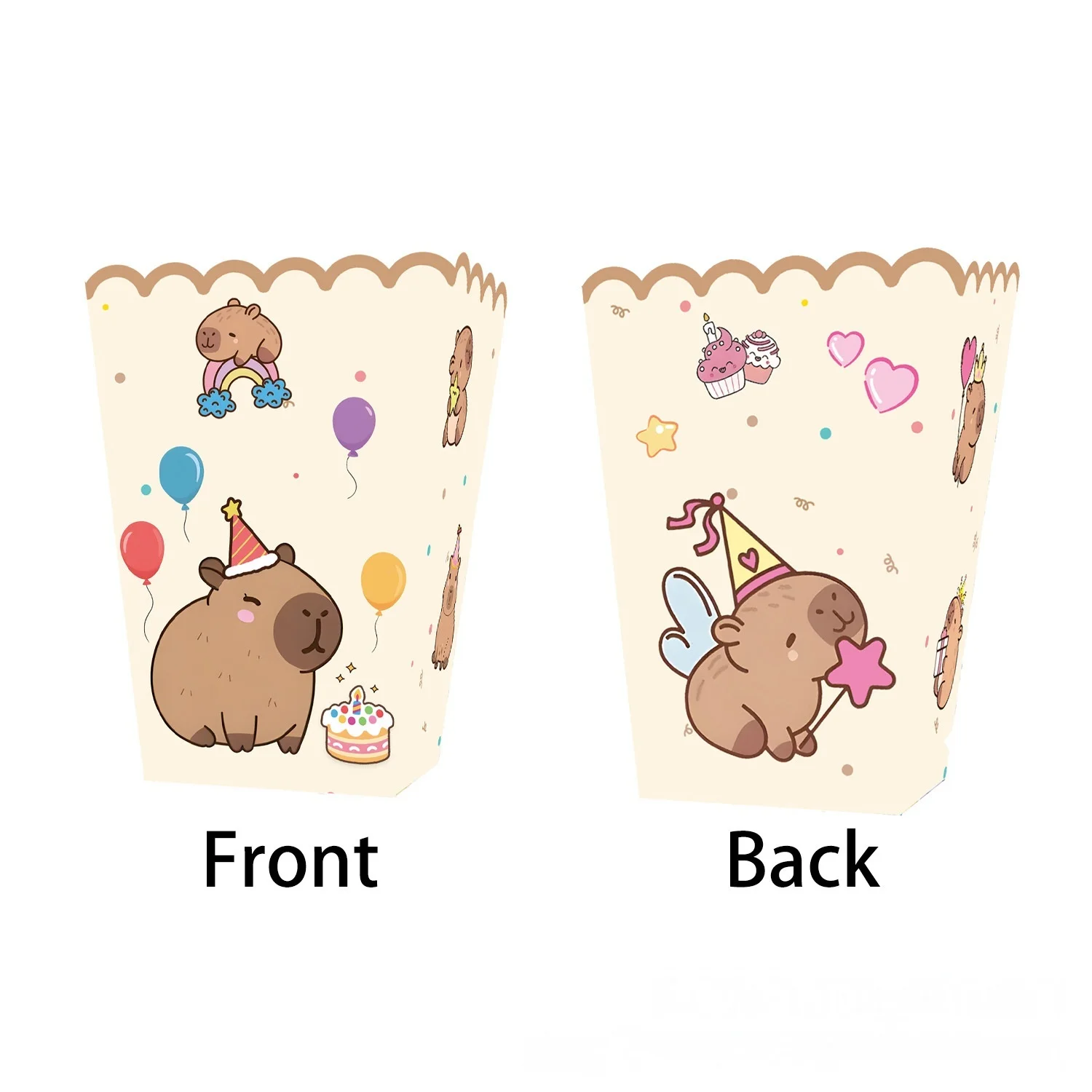 Capybara Geburtstagsdekoration Tischware Tischdecke Teller Servietten Einladungskarten Ballons Poster Baby-Shower Geburtstagsparty Zubehör – Detail 11