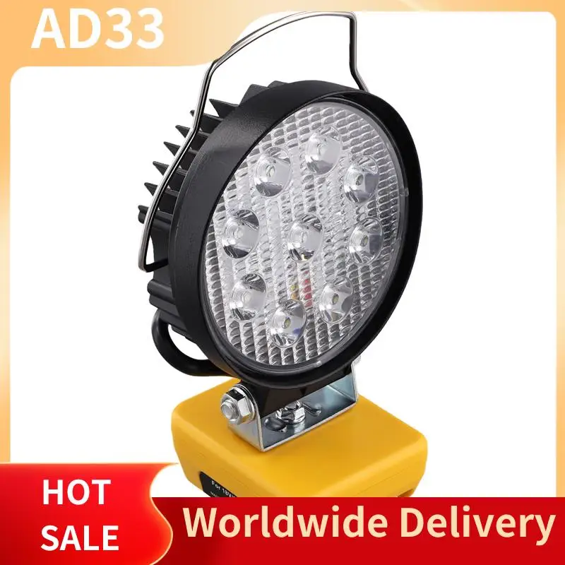 Lightweight For 18V 20V Battery 4Inch 18W Work LED Light 6500K LED Outdoor Engineering Light