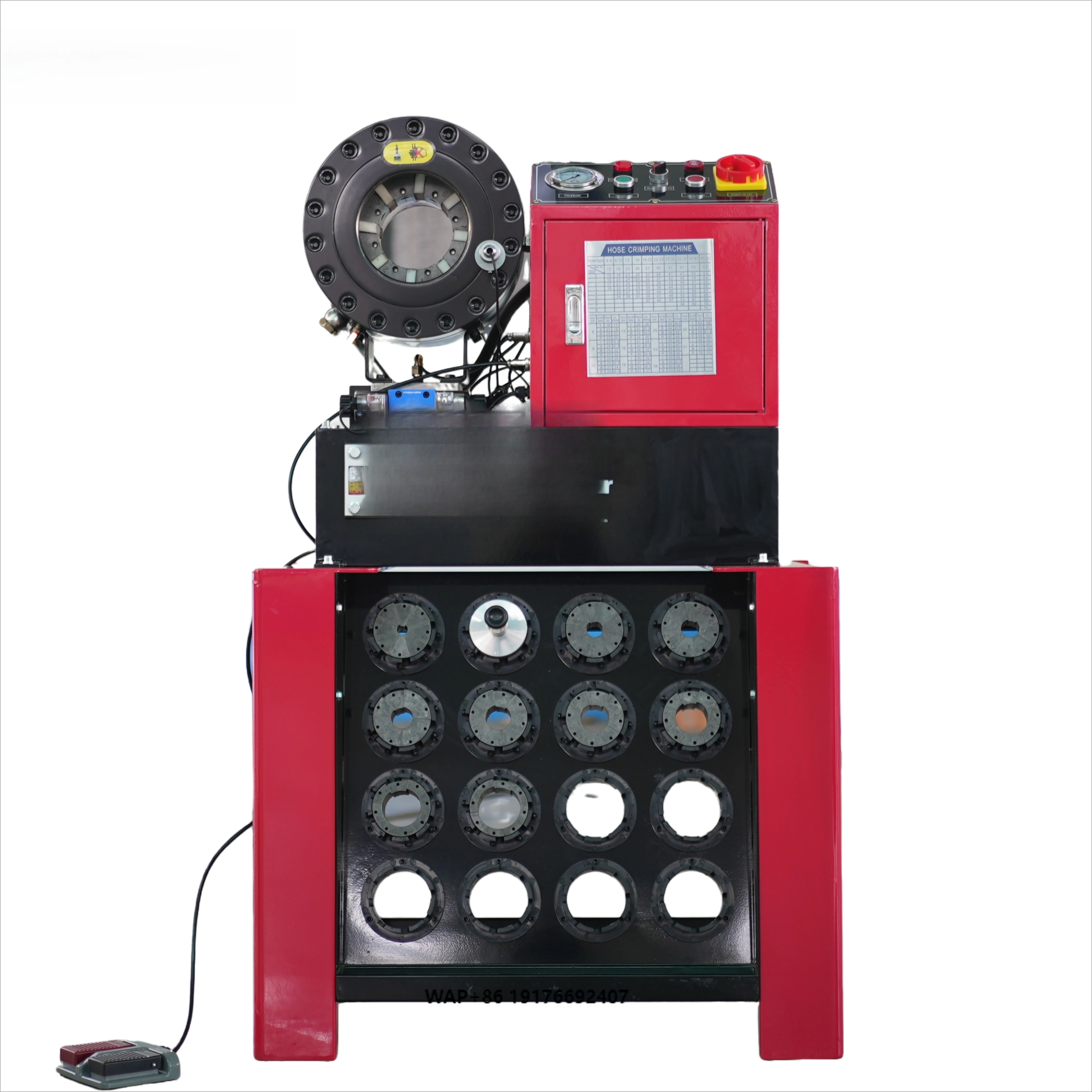 DX68 DX69 Factory Automatic 1/4-2'' P32 P20 Hydraulic Pipe Hose Crimping Tool Crimper 2inch 4 Wires Hose Pressing Machine
