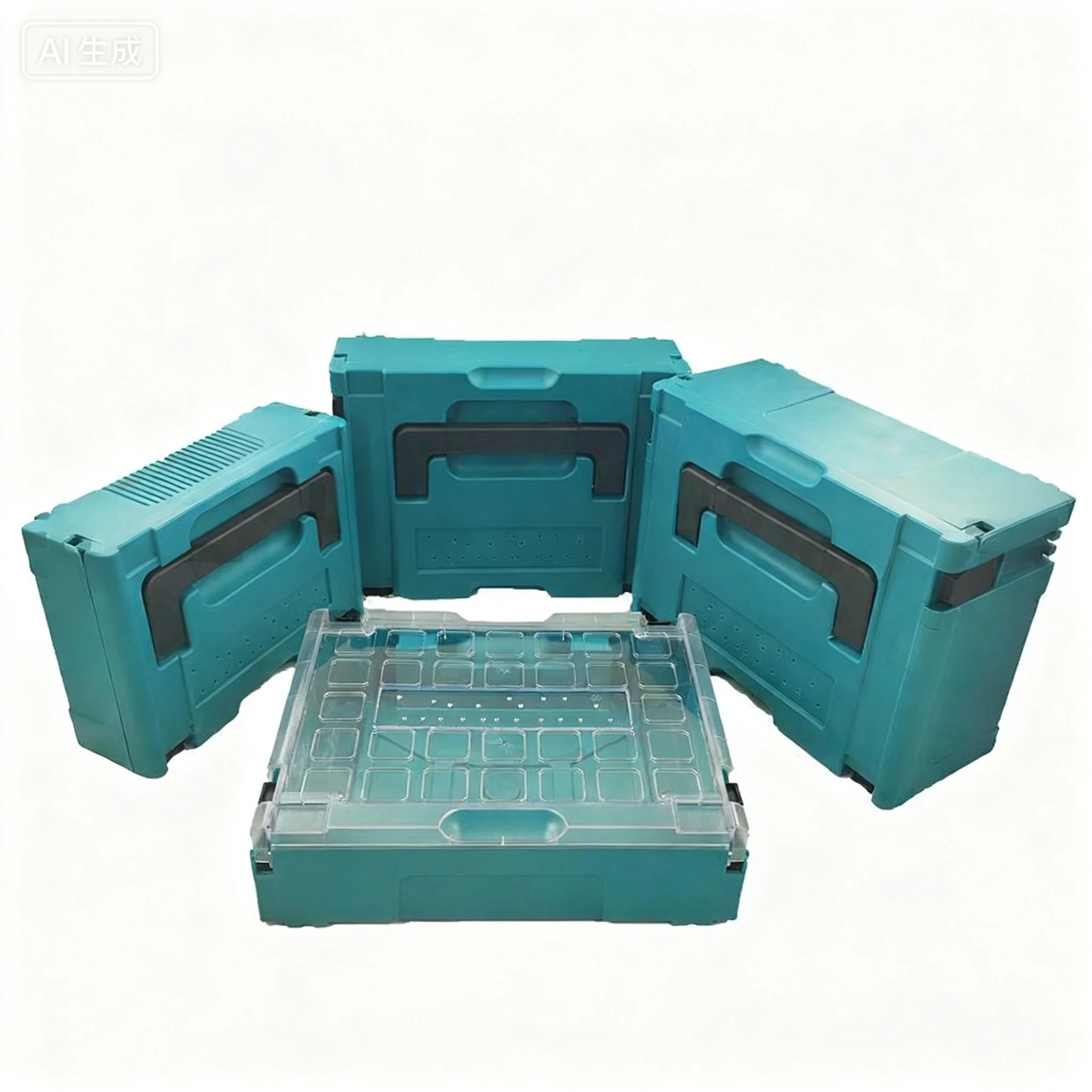 

Комбинированный пластиковый чехол Makita, многослойная электрическая дрель, многофункциональный портативный ящик для хранения оборудования, набор ящиков для инструментов