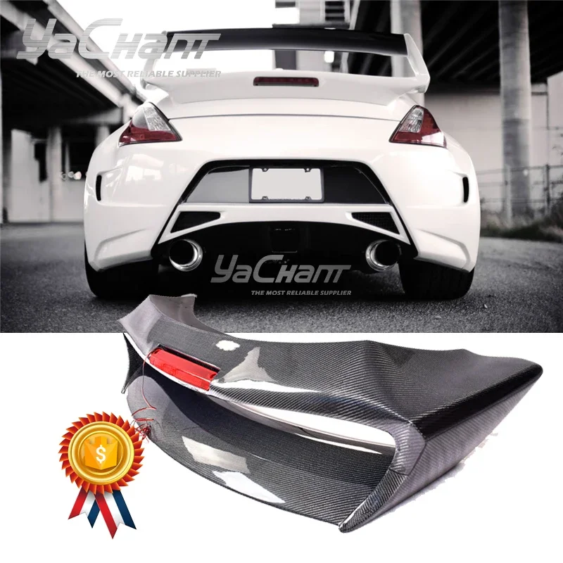 

Car Styling Carbon FIber Rear Spoiler w/ Break Fit For 2009-2016 370Z Z34 AS Style Rear Spoiler Wing