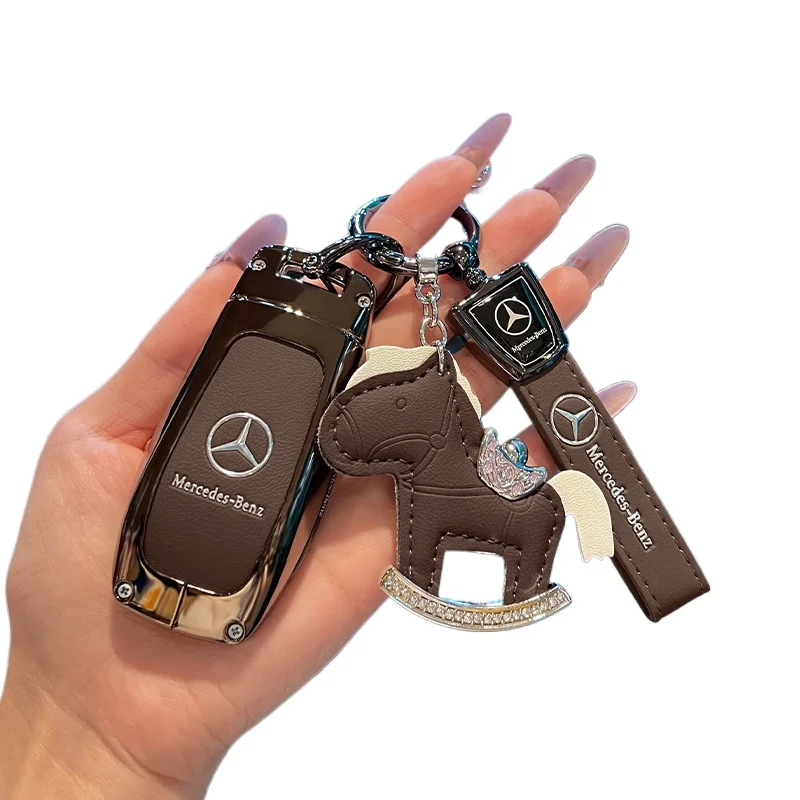 Mercedes Benz E300L keycase 25 model GLB220 car 450 protective shell GLE350 buckle C260L high-end GLC male
