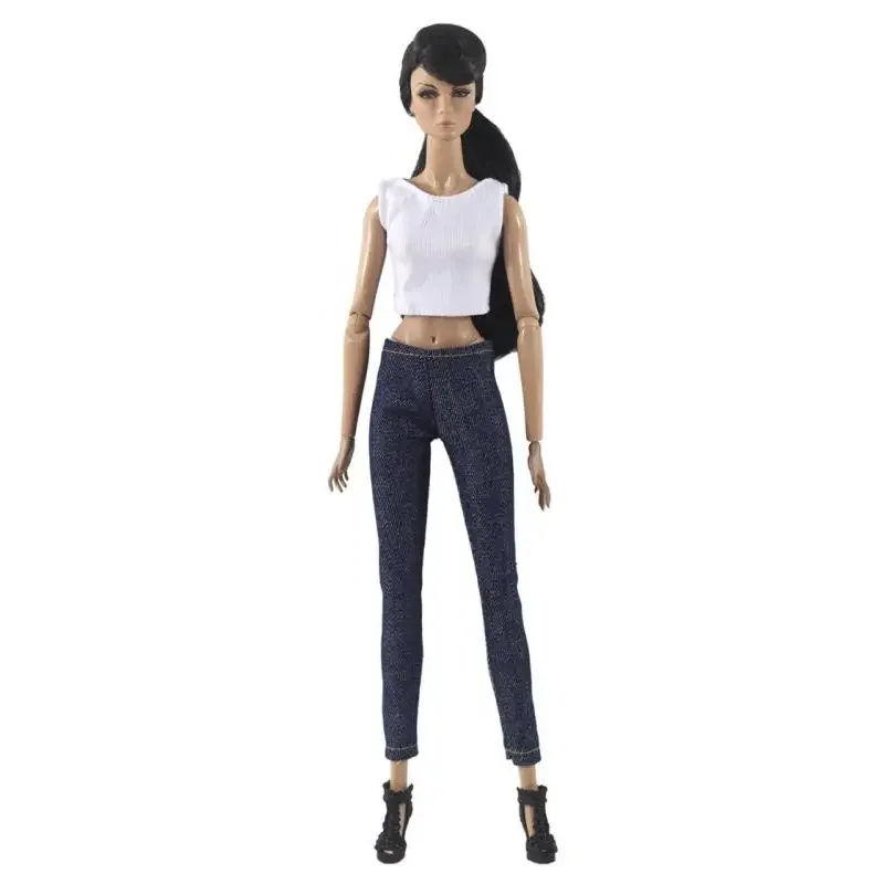 Da 11.5 "Búp Bê Trang Phục Bộ Cho Búp Bê Barbie Quần Áo Áo Khoác Áo Khoác Bể Quần Giày 1/6 Phụ Kiện Đi Kèm quần Áo Búp Bê