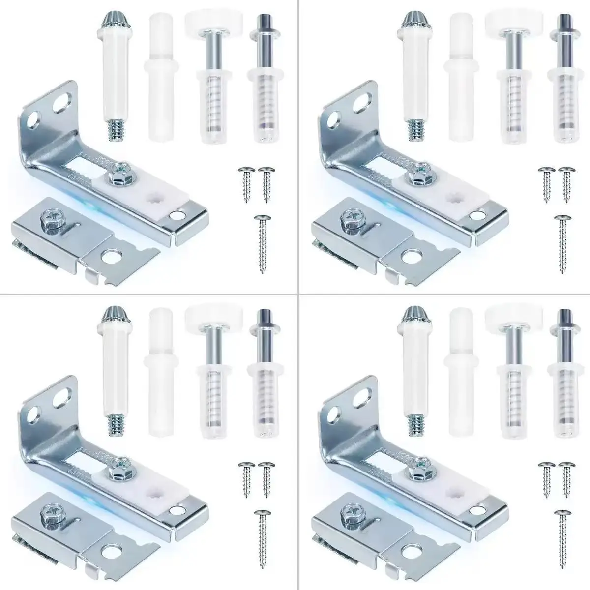 Hardware Folding Door Accessories Hardware Multi-Door Folding Metal Top Pulley Pivot Hardware Set