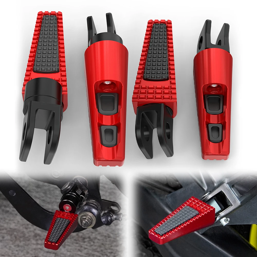 

Motorcycle Front Rear Foot Pegs Footrests For Ducati Streetfighter Supersport Panigale Monster 998 999 848 1198 1098 748 749 916