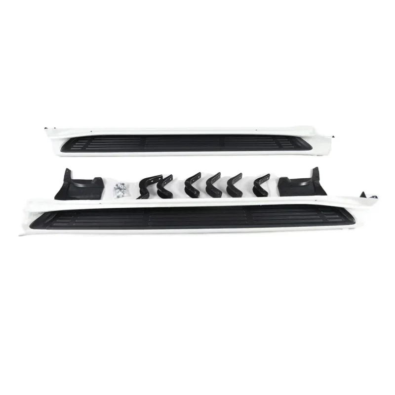 Car Side Step for GX460 2010-2020 Running Board with LED  White Black