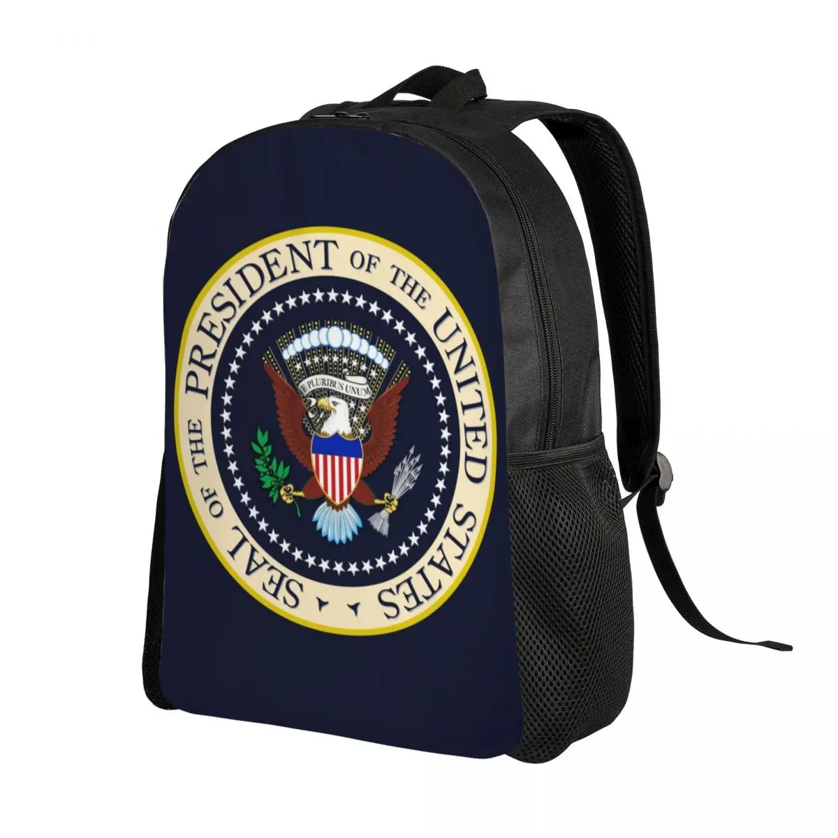 Seal Of The President Of The United States Backpack School College Donald Trump USA Vote Presidential Seal Logo Bag Bookbags