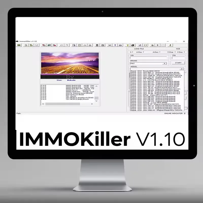 

ImmoKiller V1.10 ECU Programmer Tool Car Repair Immobilizer Passing Software IMMO off Tool for Vehicle Repair V1.1