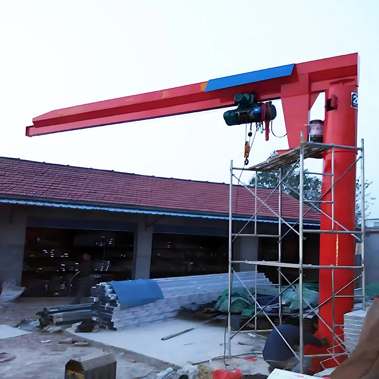 CE Certified 360° Rotation Slewing Arm Jib Crane 3m Span 0.5Ton 1Ton 2Ton 3Ton Industrial Lifting Equipment