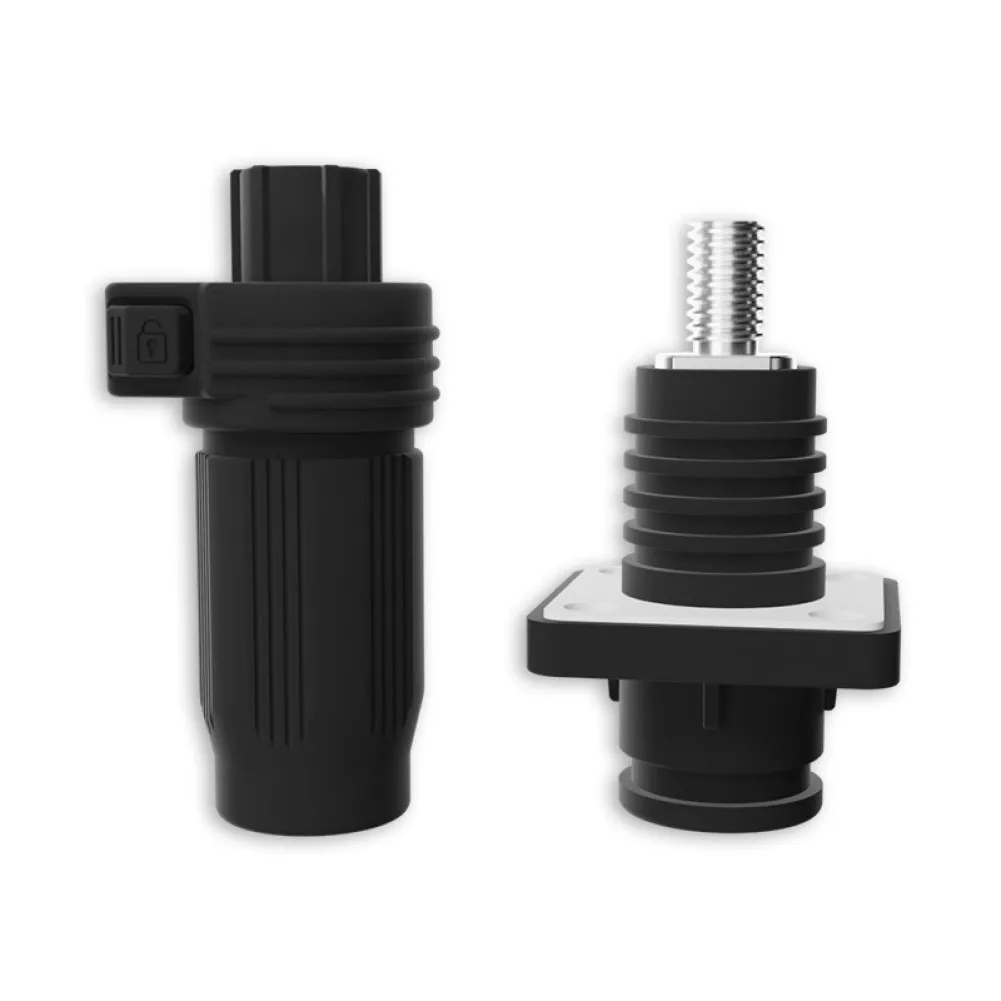 High Current Connector Energy Storage Connector Outdoor Use Insert Force 35N PA66 Nylon Material Pulling Force 8.5N