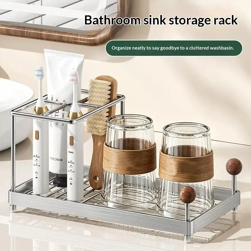 1Pcs Stainless Steel Cosmetic Storage Stand Anti-rust Quick Dry Sponge Drain Holder Multi-purpose Waterproof