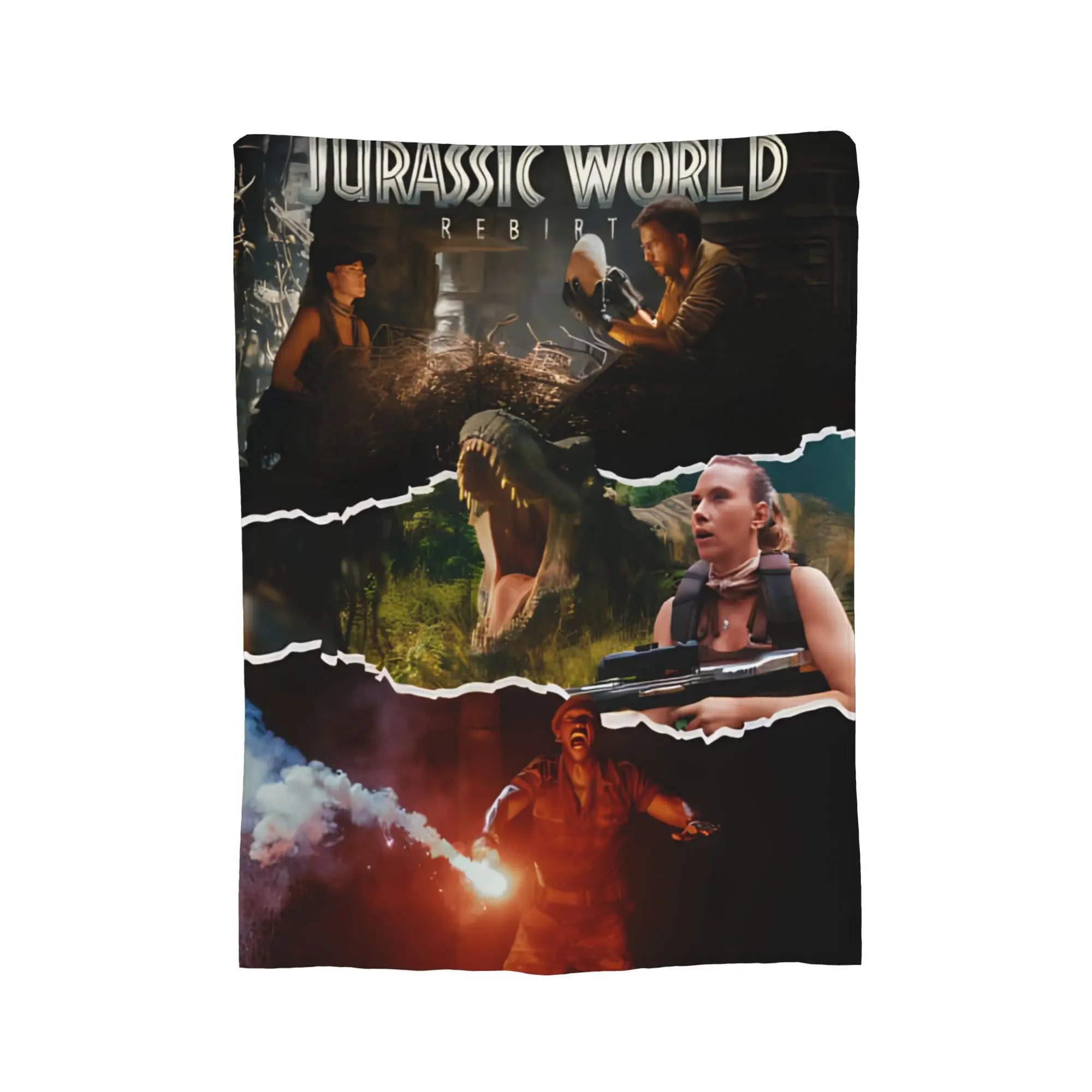 العالم الجوراسي ولادة جديدة 2025 بطانيات الفيلم لينة المخملية الاسترخاء الهدايا رمي بطانية المفرش #3