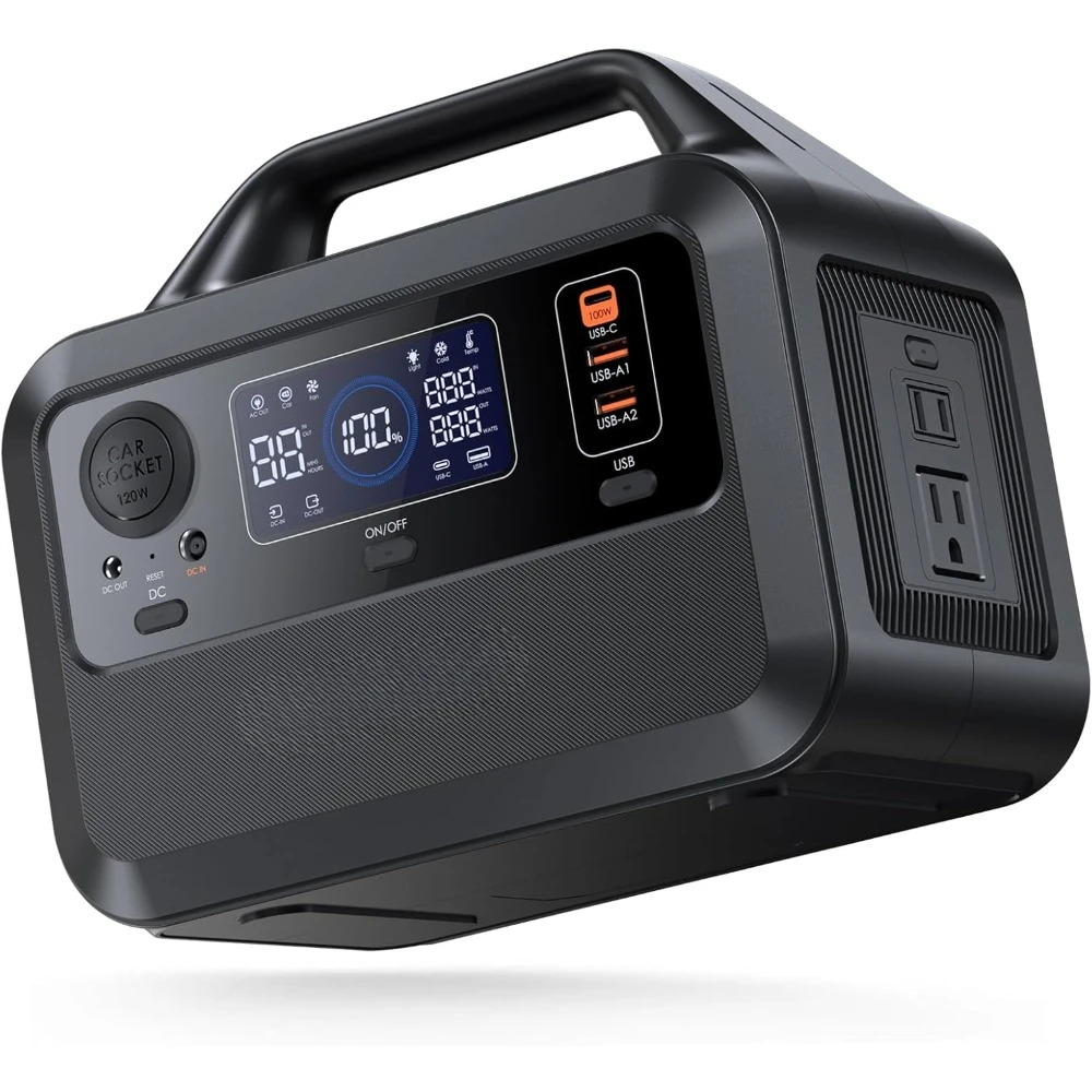 

Portable Power Station 300W, 230Wh LiFePO4 LFP Battery, 1.5-Hour Fast Charging, 2 AC Power Sockets Up to 300W (peak 600W)