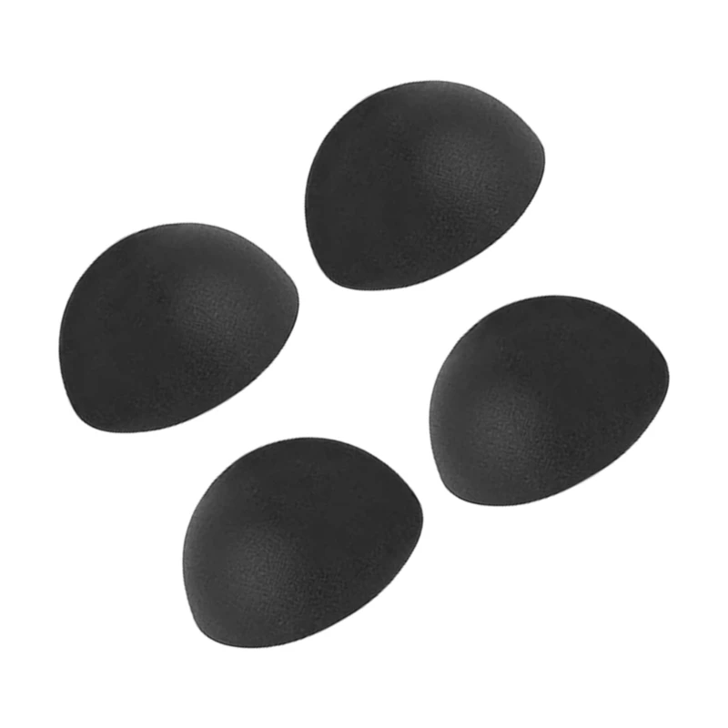 B2EF 4pcs Almohadilla pies absorbiendo choque 30 mm para amplificadores amortiguadores vibración silicona con