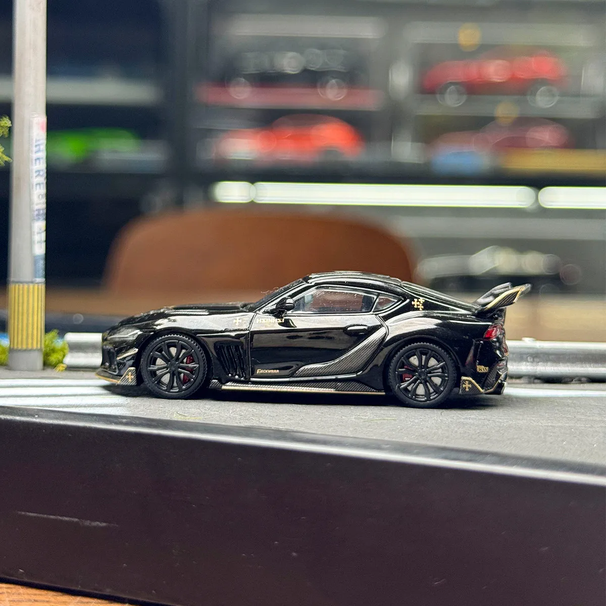 POPRACE 1:64 ซูปร้า A90 ดาร์วิน โปร โมเดลรถอัลลอย