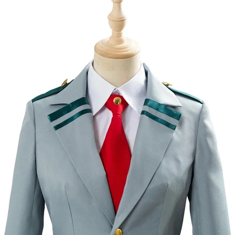 A Boku no Hero Academy My Hero Academy Ochako Uraraka Cosplay Costume Asui Tsuyu Costume School Uniform Girl Dress