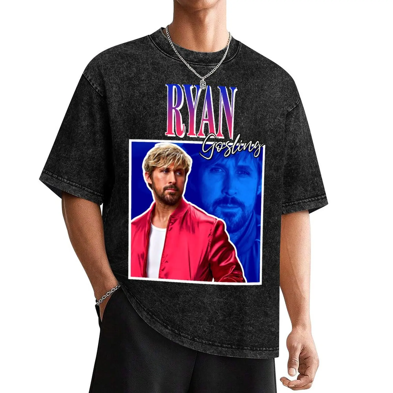 

Ryan Gosling T-Shirt Luxury man new edition rapper graphic tees luxury designer t shirts for men pack