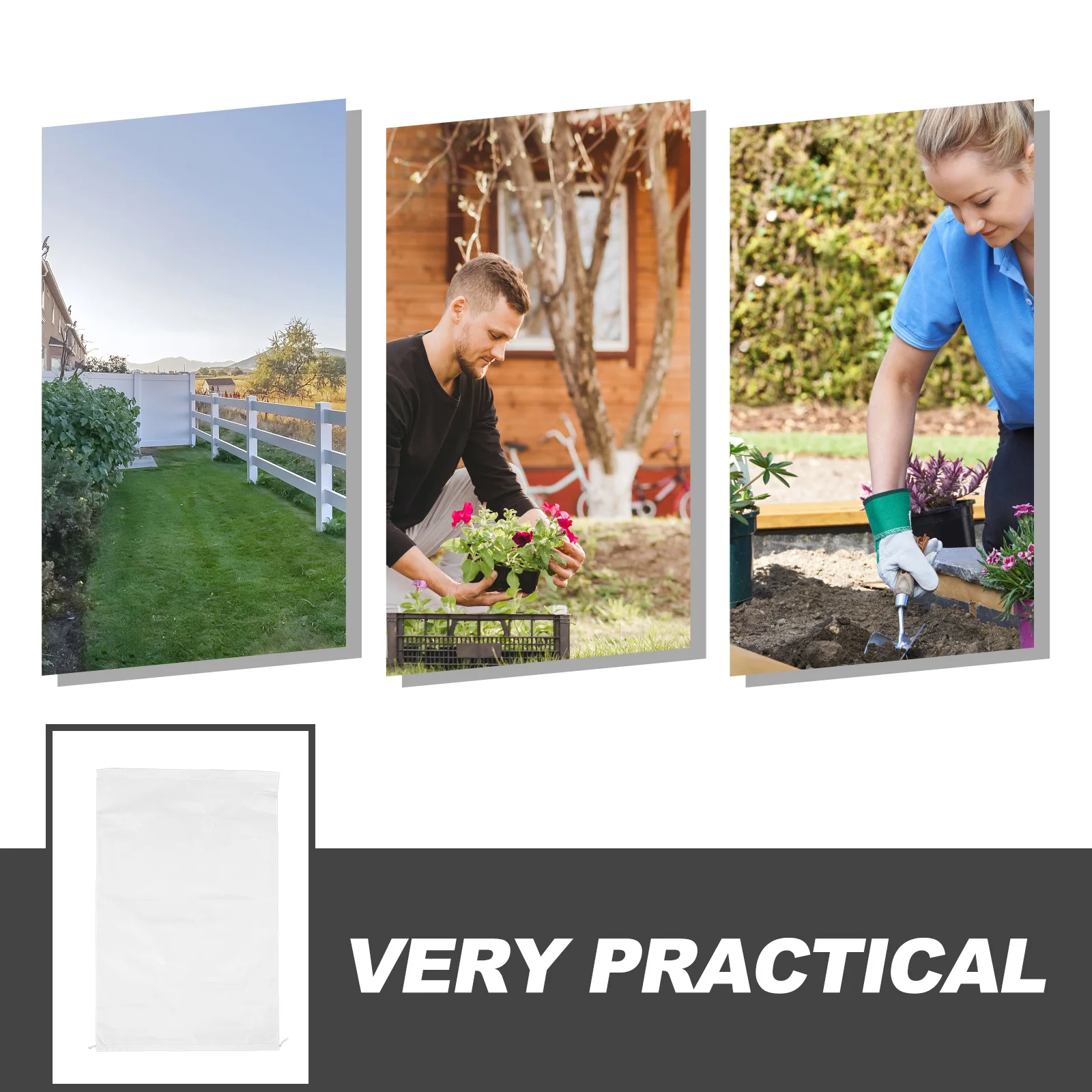 20 قطعة أكياس تخزين عالمية أكياس تغليف متعددة الوظائف لتحريك حاجز الفيضانات أكياس تعبئة كبيرة #4