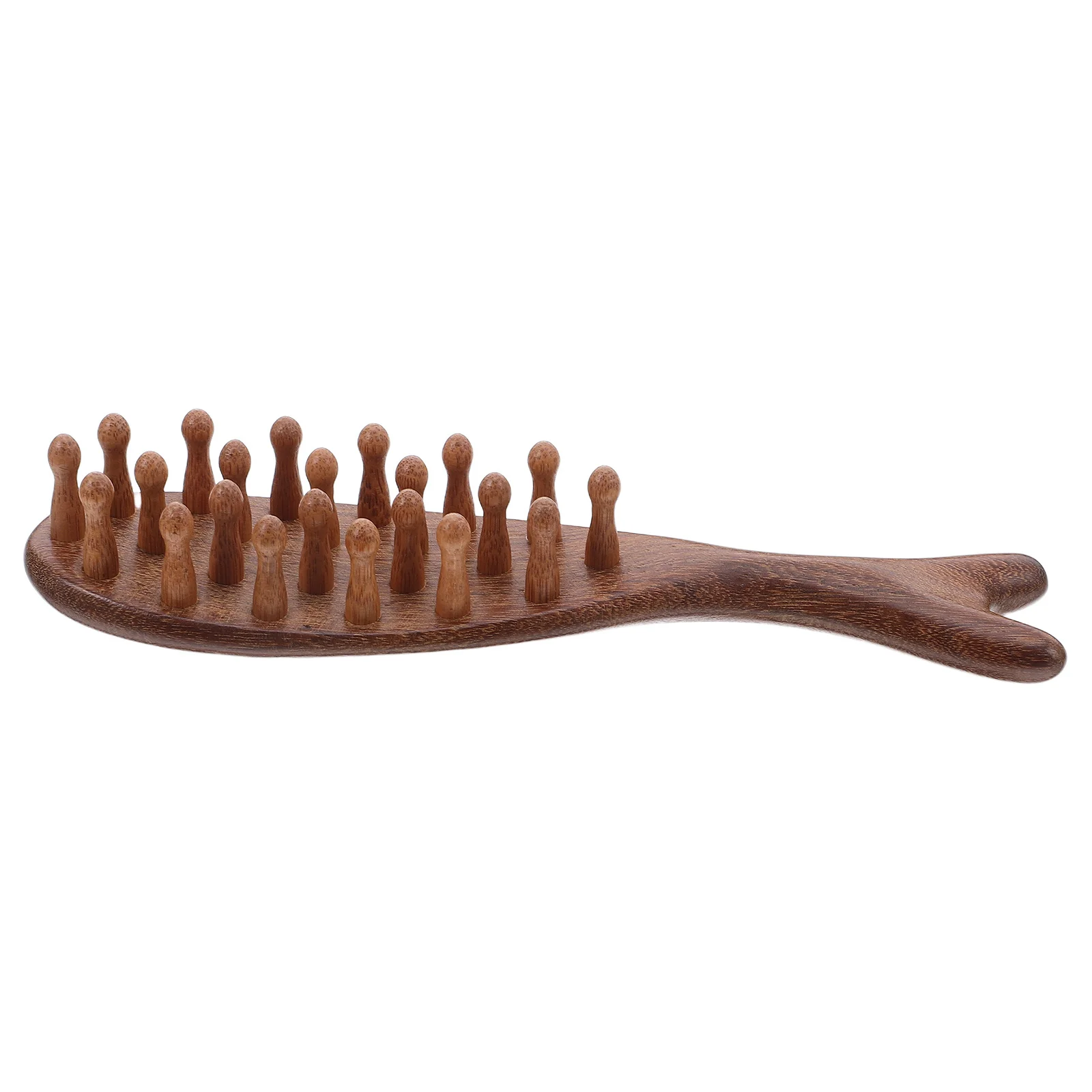 

Natural Sandalwood Massage Comb Whale Design Wooden Scalp Scraper Tool For Relaxation Detangling Solid Wood Hair Care Comb