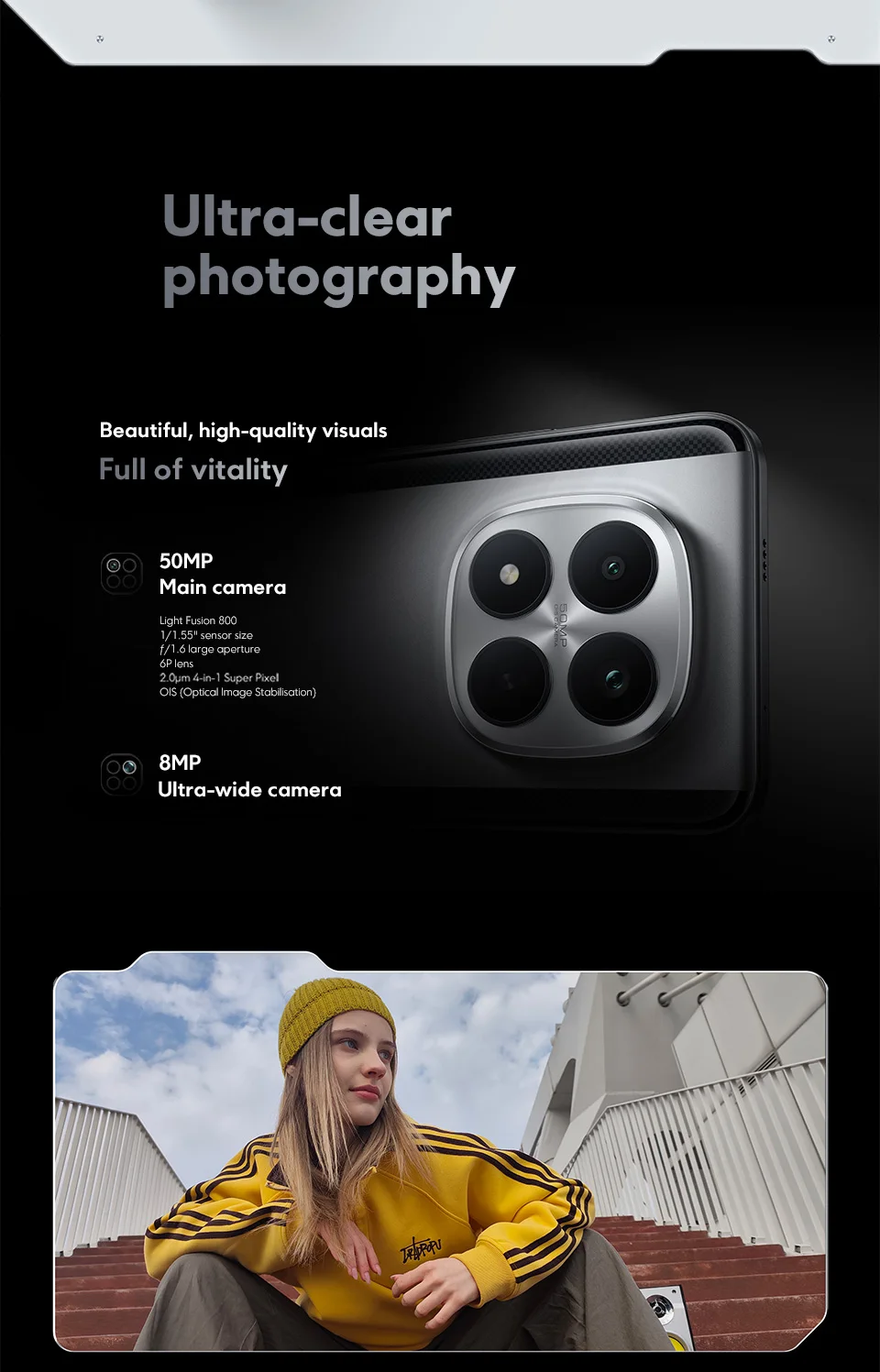 Global Version POCO M8 Pro 5G Snapdragon 7s Gen 4 Smartphone 6.83" AMOLED Display 50MP Camera 6500mAh Battery Xiaomi Cellphone