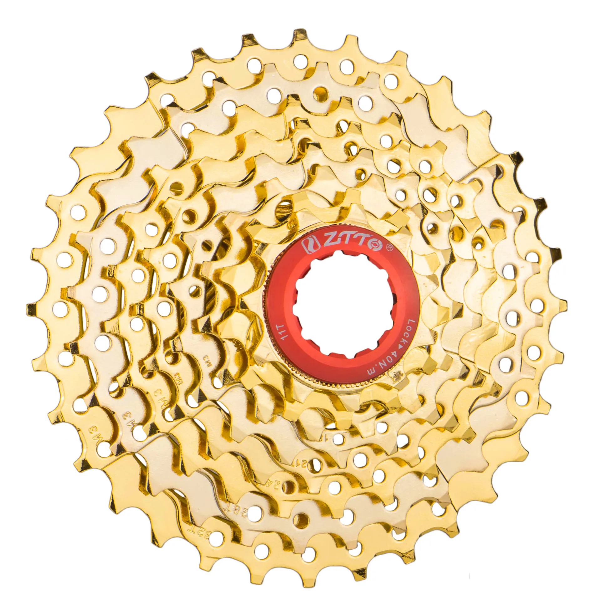 Mountain bike flywheel 8-speed 32T gold flywheel card tarun, bicycle spare parts