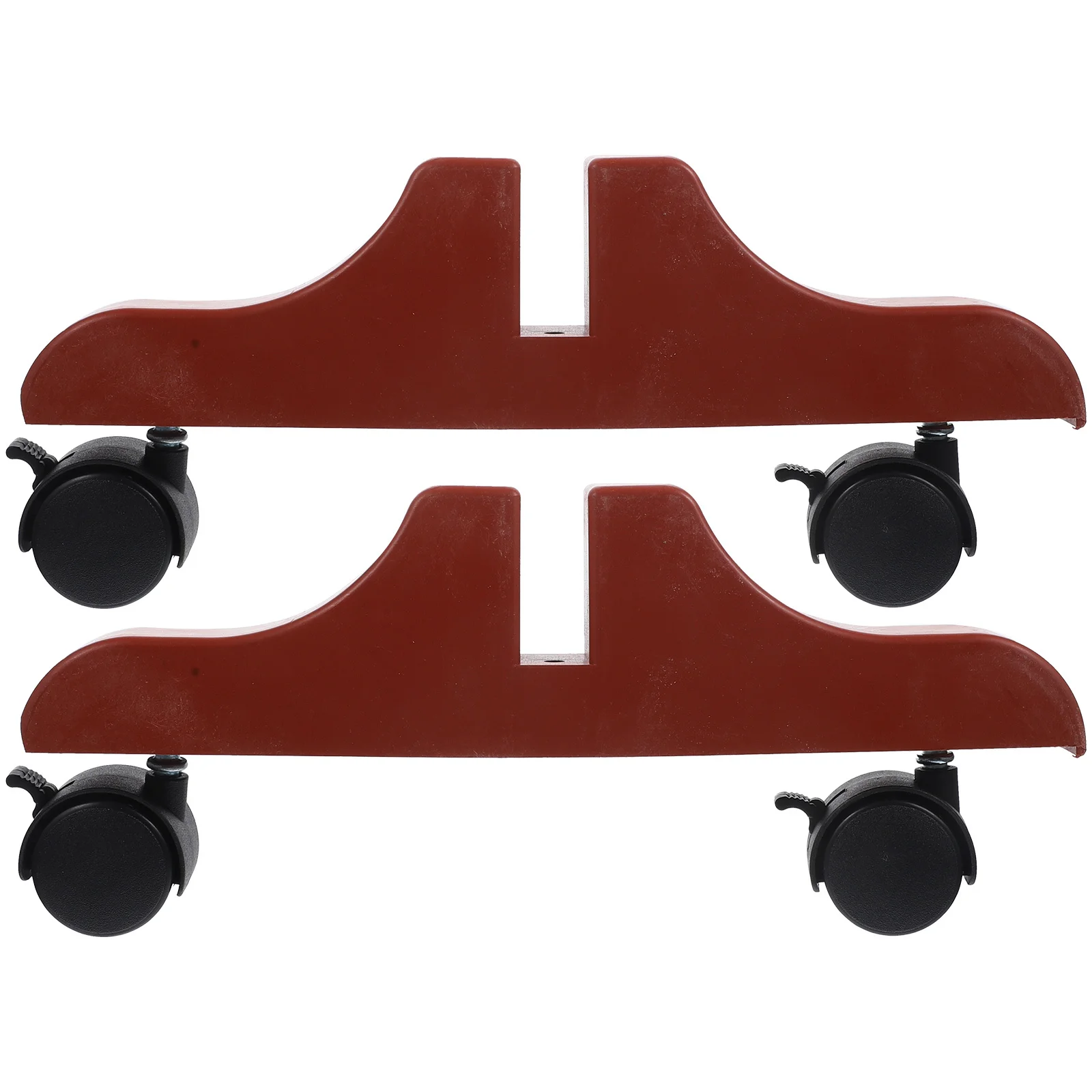 2 قطعة قاعدة مقسم الشاشة البلاستيكية حامل الأسطوانة السميكة لفواصل الغرفة التقسيم دعم قاعدة مقسم المنزلية مع عجلات #4