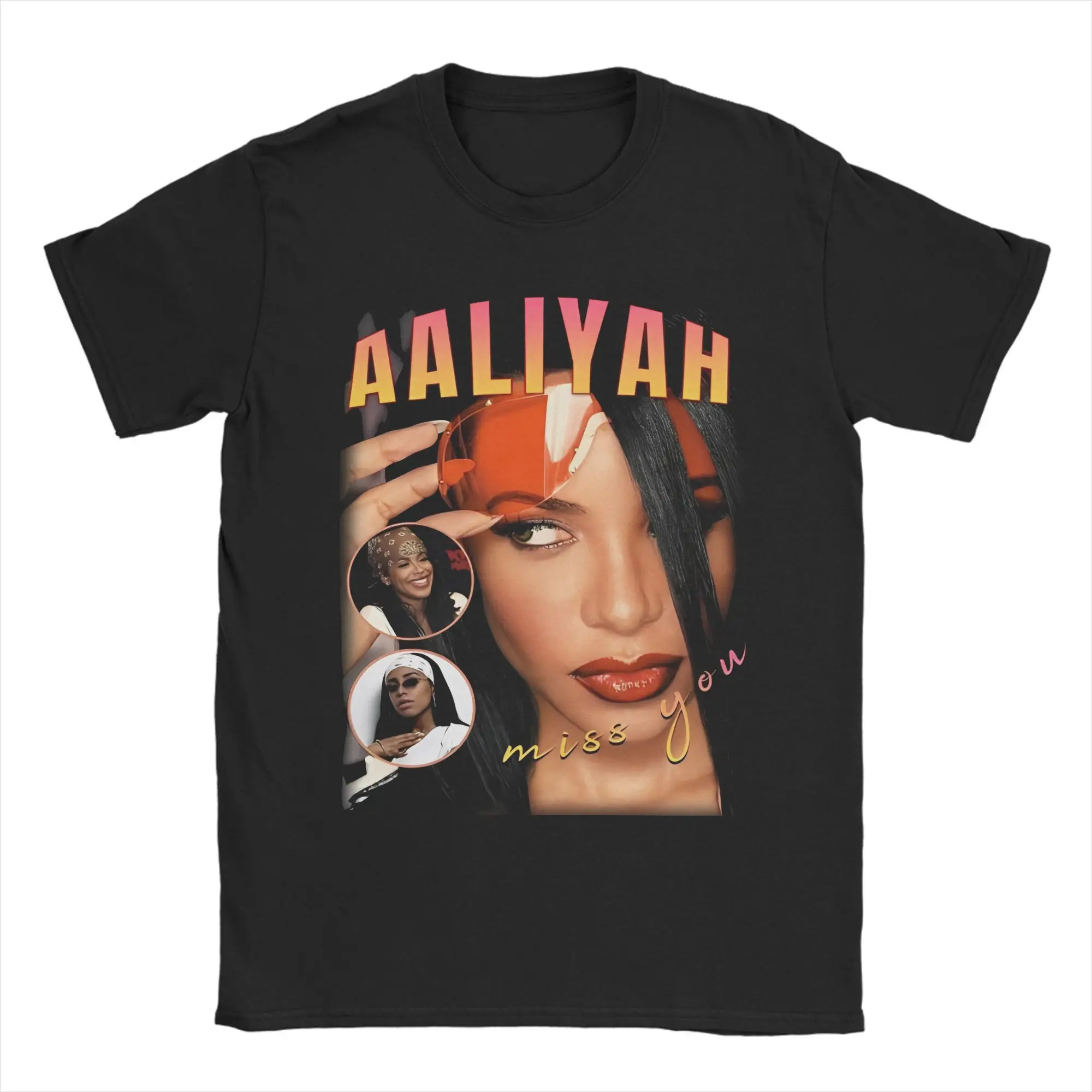 

Mens Womens Aaliyah Shirt 100% Cotton Fashion T-Shirt Top Clothing